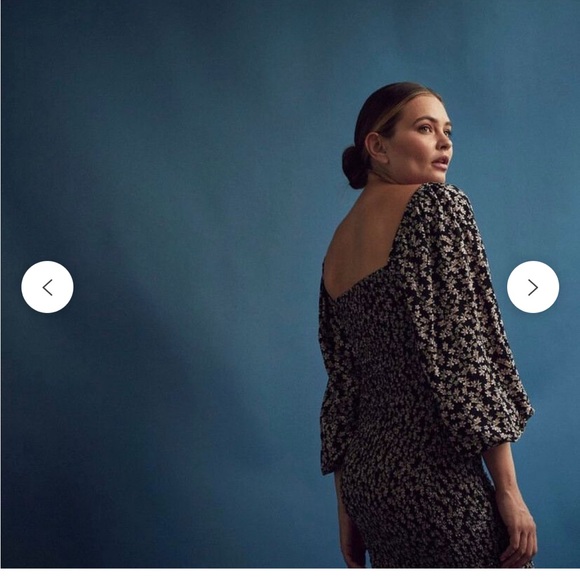 MLM Dresses & Skirts - MLM Label Clouds Midi dress - nightshade floral